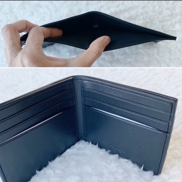 NWT Coach Men’s Signature Varsity Stripe Wallet - Picture 6 of 8